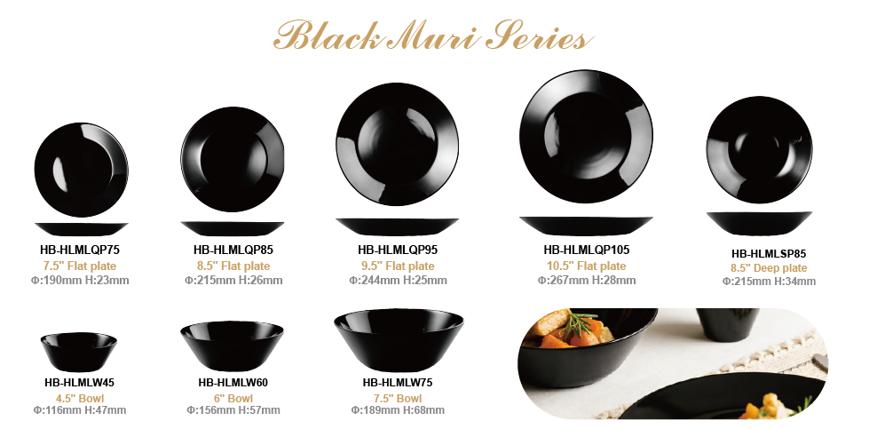 Black opal glass- MURI series (1)