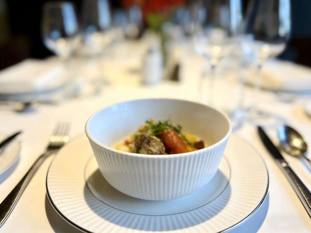 White opal glass tableware- STRIPE series (4)