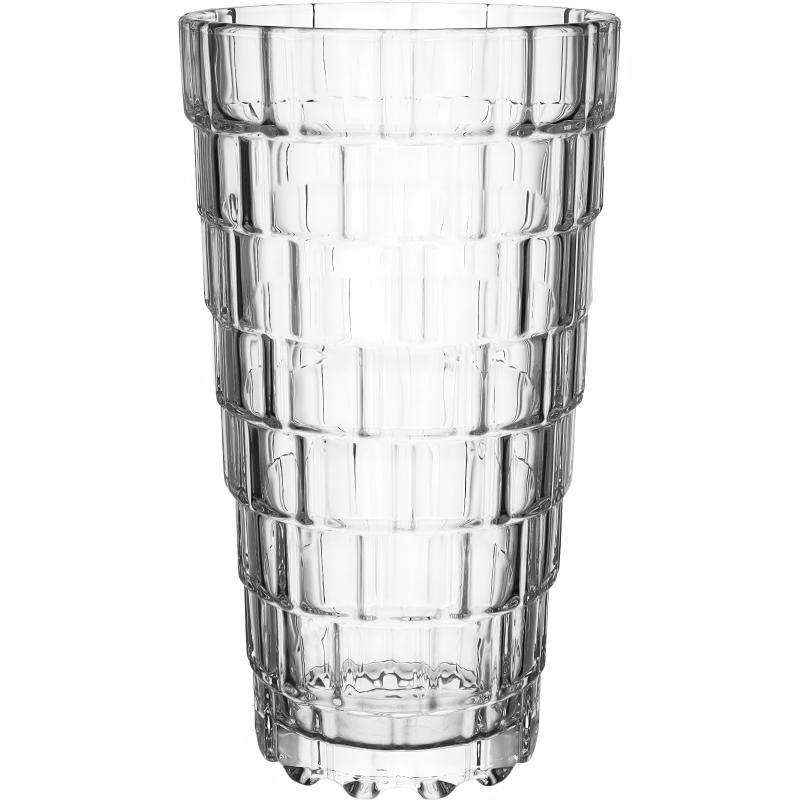 Great Wall Pattern Glass Cups, Creative Stackable Design Space-Saving, Multi-use for Water, Juice & Whisky (2)