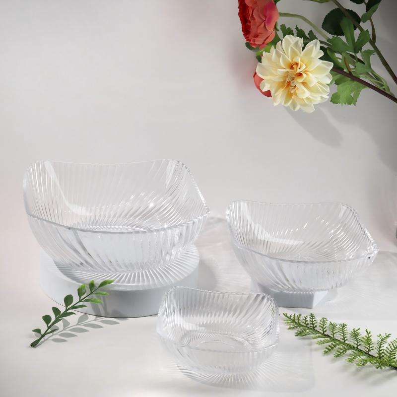 Twill Texture Versatile Bowl – For Salad, Fruit & Nut, Home & Bar Application (1)