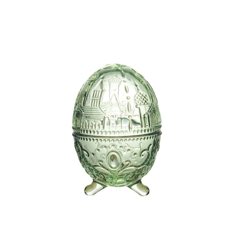 Exquisite Easter Egg Candy Jars with Decorative Emboss Patterns - Image 7
