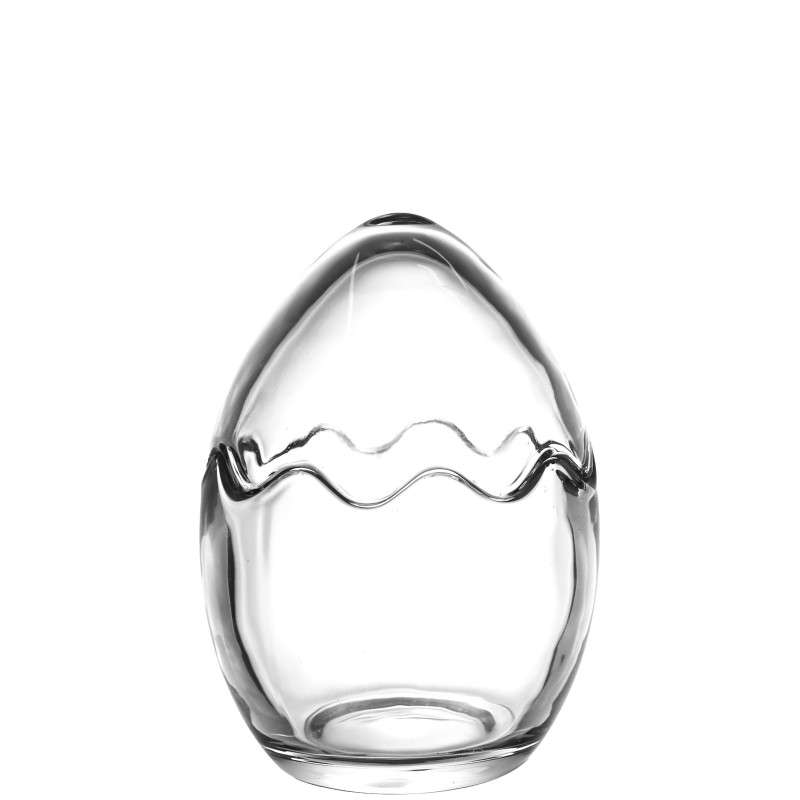 Easter Egg candy jars Crafted From Super White Soda-Lime Glass
