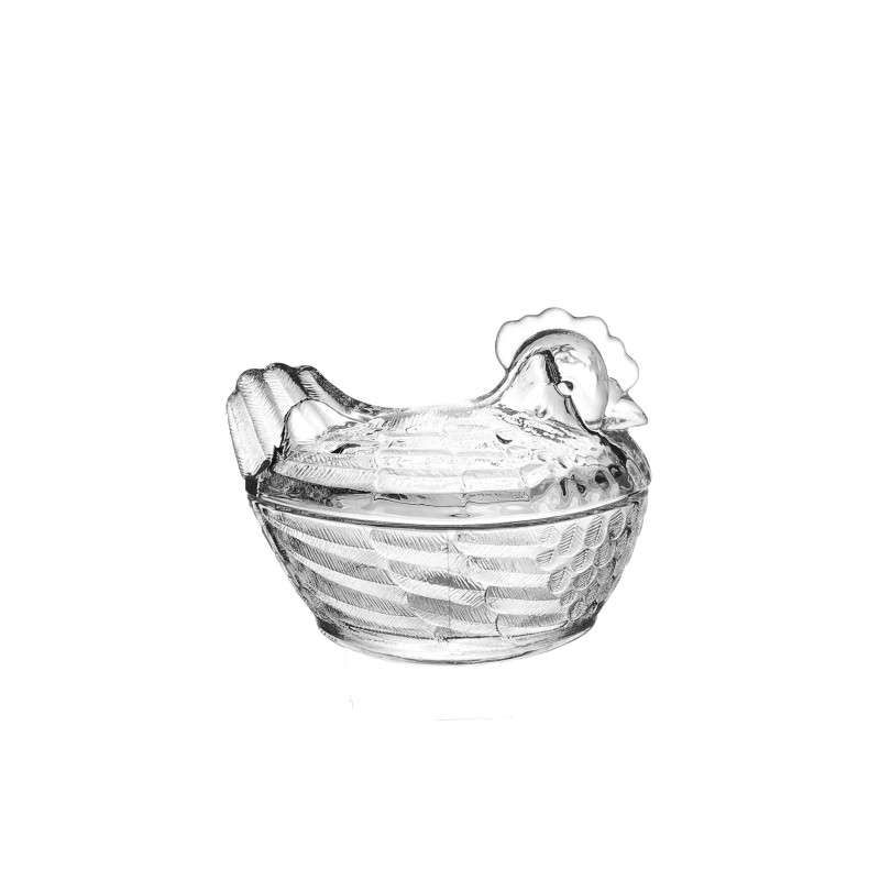 Elegant Easter Candy Jars with Chicken & Rabbit-Shaped Designs