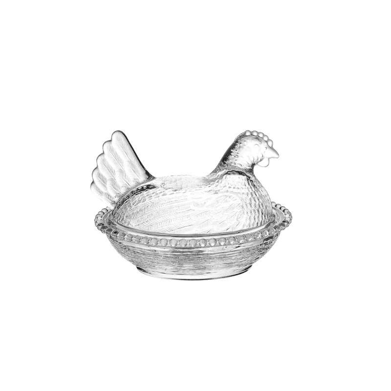 Elegant Easter Candy Jars with Chicken & Rabbit-Shaped Designs