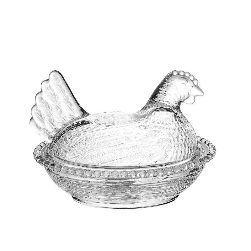 Elegant Easter Candy Jars with Chicken & Rabbit-Shaped Designs