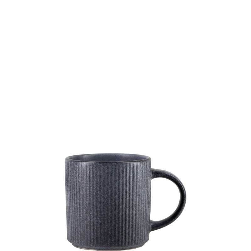 Light‑Grey Volcanic‑Stone Matte Stoneware Set (1)