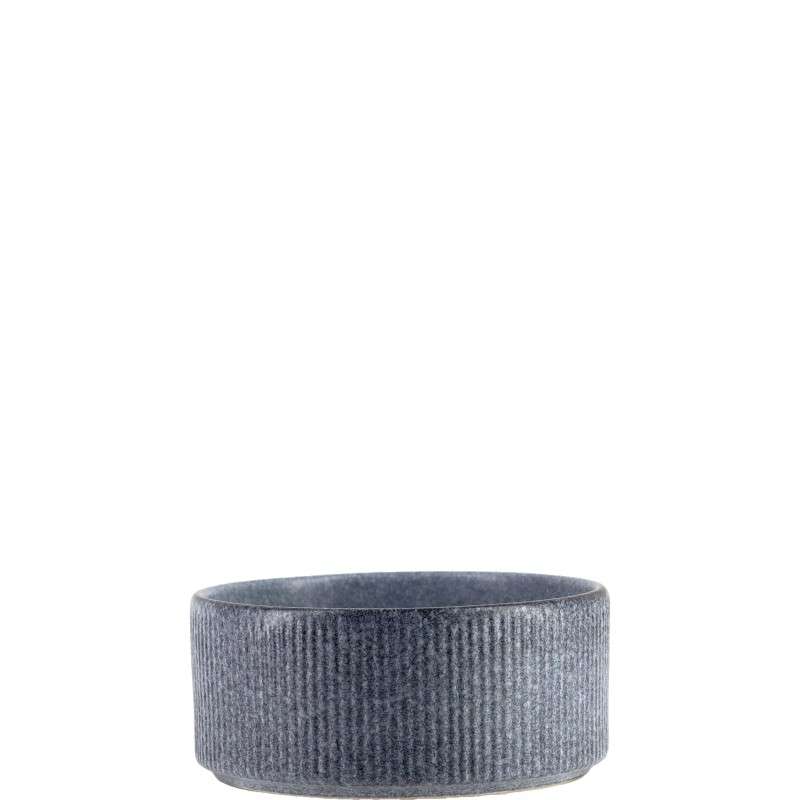 Light‑Grey Volcanic‑Stone Matte Stoneware Set (2)
