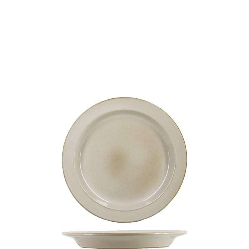 Off‑White Glazed Stoneware Set (3)