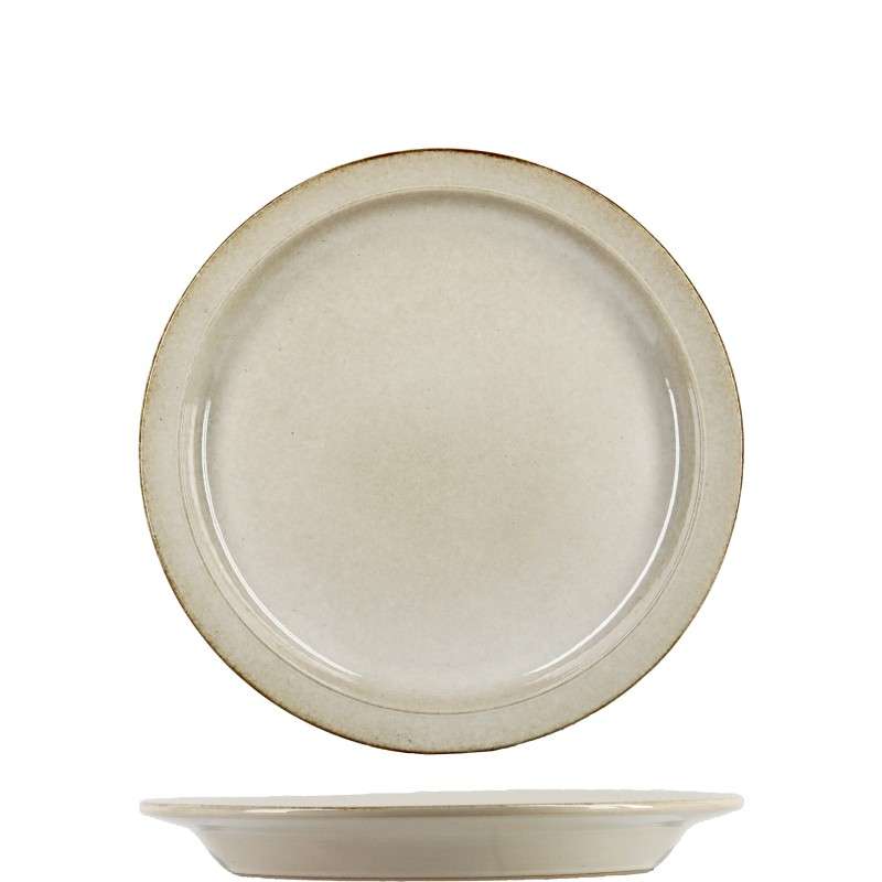 Off‑White Glazed Stoneware Set (4)