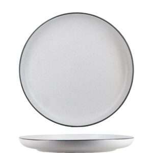 Practical matte glazed stoneware plates (2)