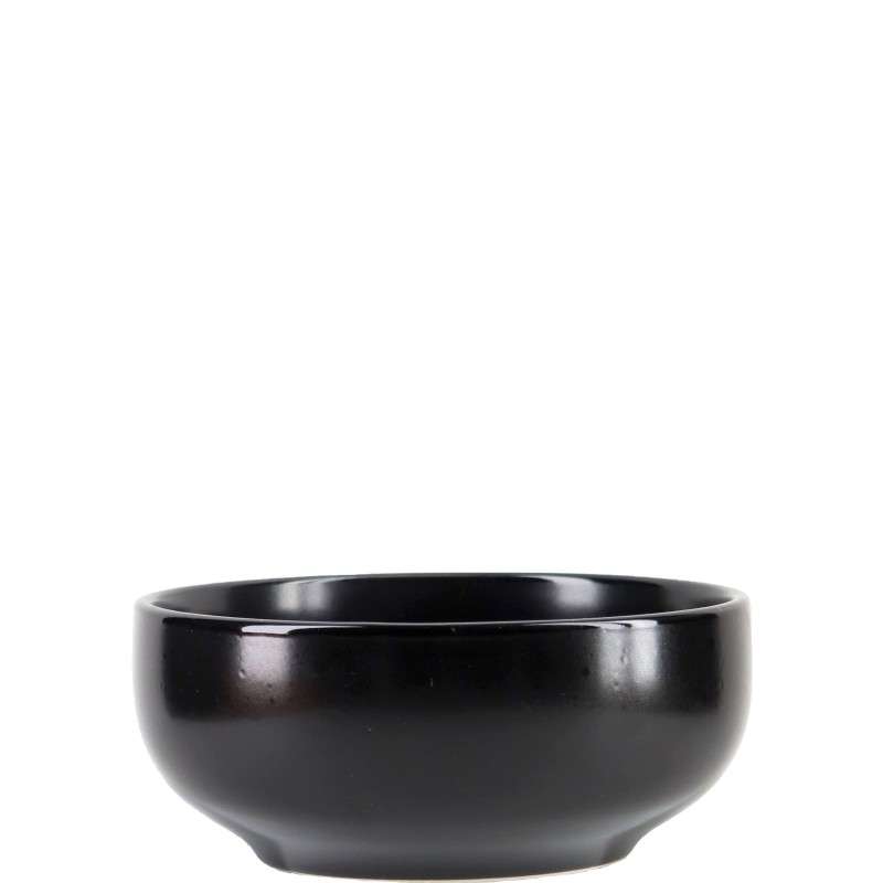 Solid Black Matte Stoneware Set (2)