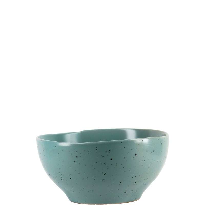 Teal‑Green Glazed Stoneware Set (3)