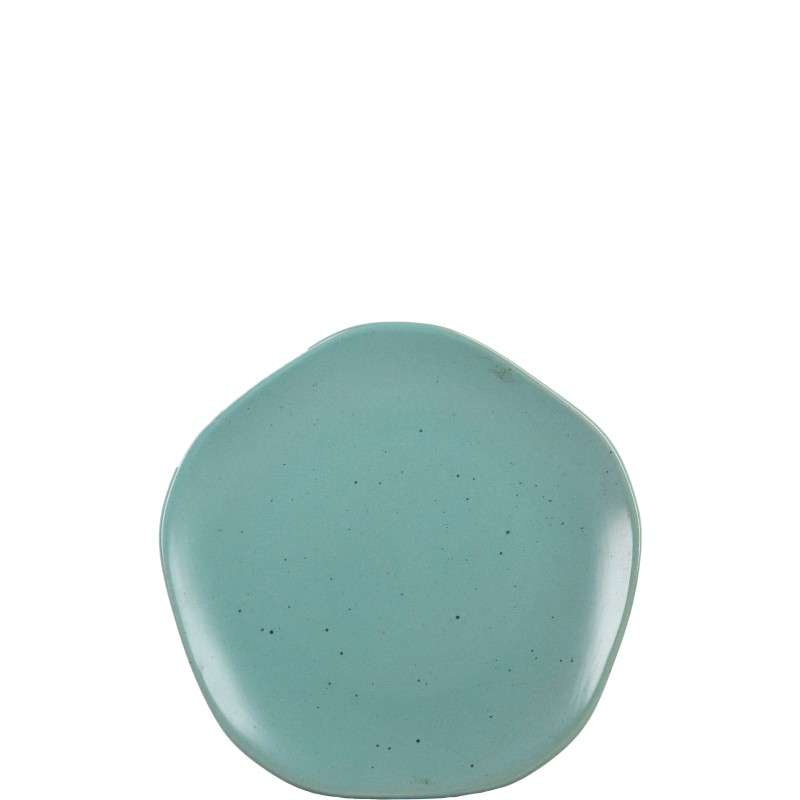 Teal‑Green Glazed Stoneware Set (4)